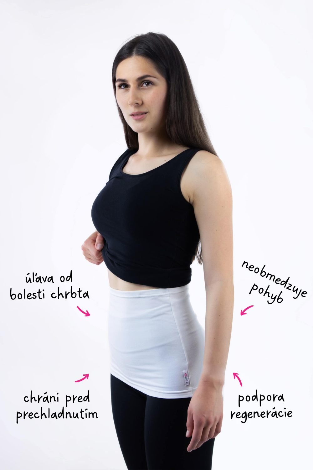 Detský ľadvinový pás Comfort čierny – výhody produktu
